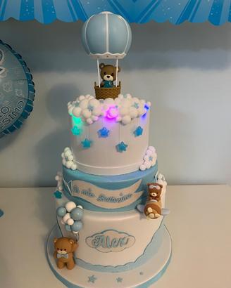 Torta finta per battesimo