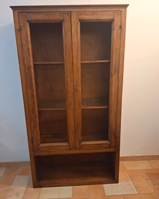 set scrittoio più libreria vetrina arte povera