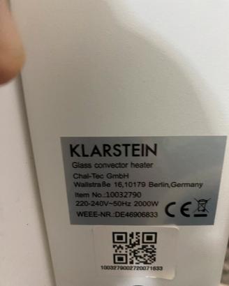 Stufa a convenzione klarstein