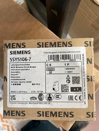 Interruttore siemens c6 1 polo 5sy5106-7