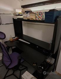 Scrivania IKEA Gaming/Ufficio + Sedia ergonomica