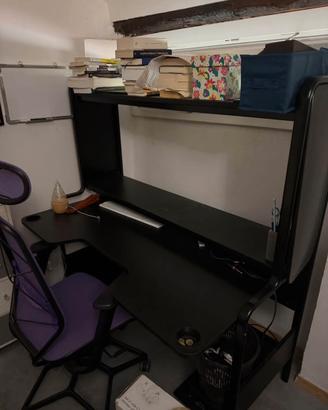 Scrivania IKEA Gaming/Ufficio + Sedia ergonomica