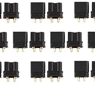10 Paia Connettori XT30 Maschio Femmina Placcati O