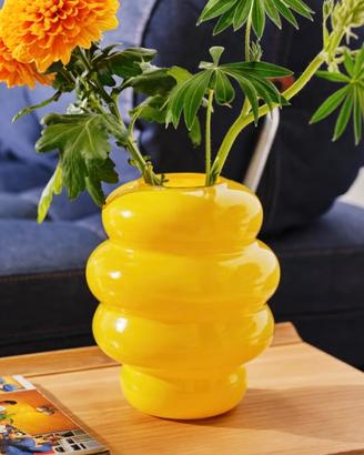 Vaso vetro giallo IKEA KALLARHALS