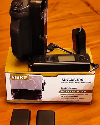 grip Sony a6000/a6100/a6300/a6400 + batterie