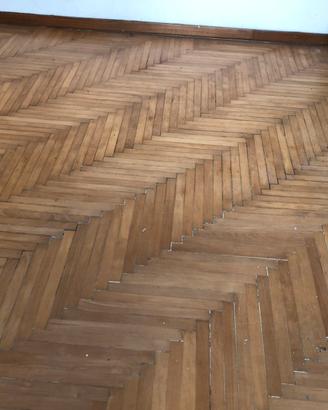 Listelli legno massiccio pavimento parquet