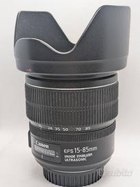 come NUOVO Canon EF-S 15-85mm f3.5-5.6 IS USM