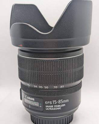 come NUOVO Canon EF-S 15-85mm f3.5-5.6 IS USM