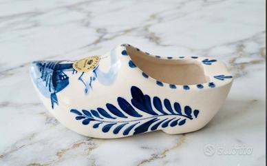 Zoccolo Olandese vintage ceramica  Delfts  Blauw 
