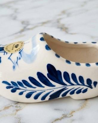 Zoccolo Olandese vintage ceramica  Delfts  Blauw 
