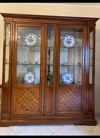 Vetrina legno massello