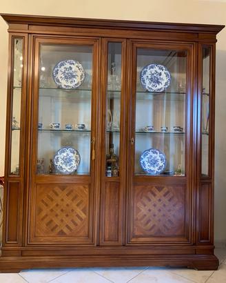 Vetrina legno massello