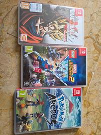 giochi Nintendo switch  e scheda micri ad 128
