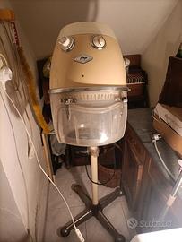 casco asciugacapelli funzionante anni 70 