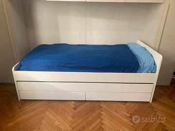 SLÄKT Struttura letto e materassi