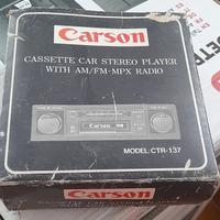 autoradio a cassette Carson