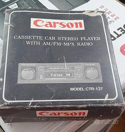 autoradio a cassette Carson