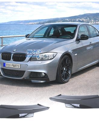 SPLITTER BMW E90 E91 LCI 08-12 LOOK M NERO LUCIDO