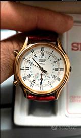 orologio col oro seiko 8m15-9000  vintage