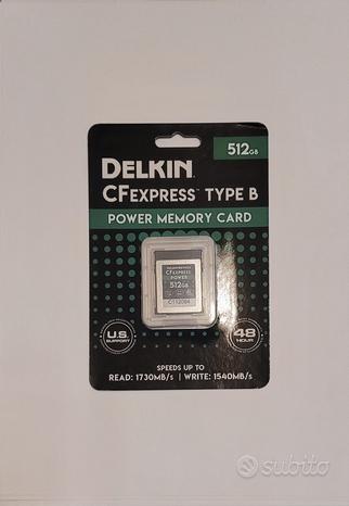 DELKIN card carta CFexpress CF express 512GB TipoB