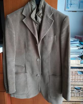 giacca velluto uomo con piumino 