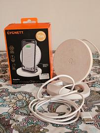 caricabatterie wireless cygnett ultra fast