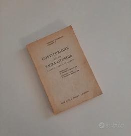 Libro - COSTITUZIONE SULLA SACRA LITURGIA