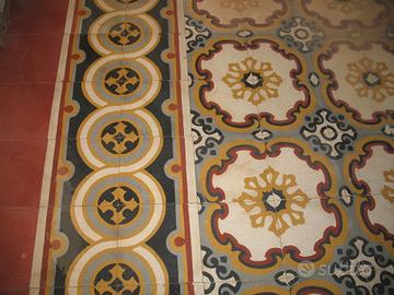 Pavimento Cementine anni '30 liberty 16 mq