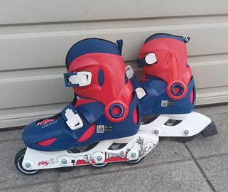 pattini in linea misura 32-34 BTwin 