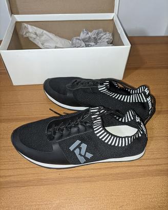 Scarpe sneakers estive uomo nere traspiranti Rifle