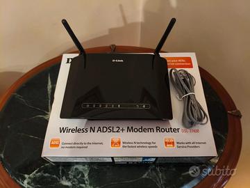 Modem router 802.11n Wireless ADSL2/2 DSL-2740B