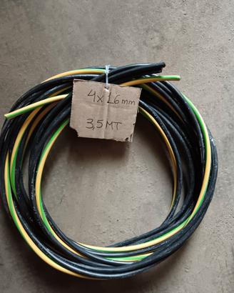 Cavo 4x16mm 3,5 metri 1 G/V