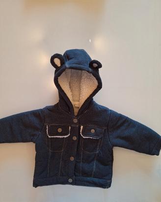 Giubbino jeans imbottito neonato Idexe