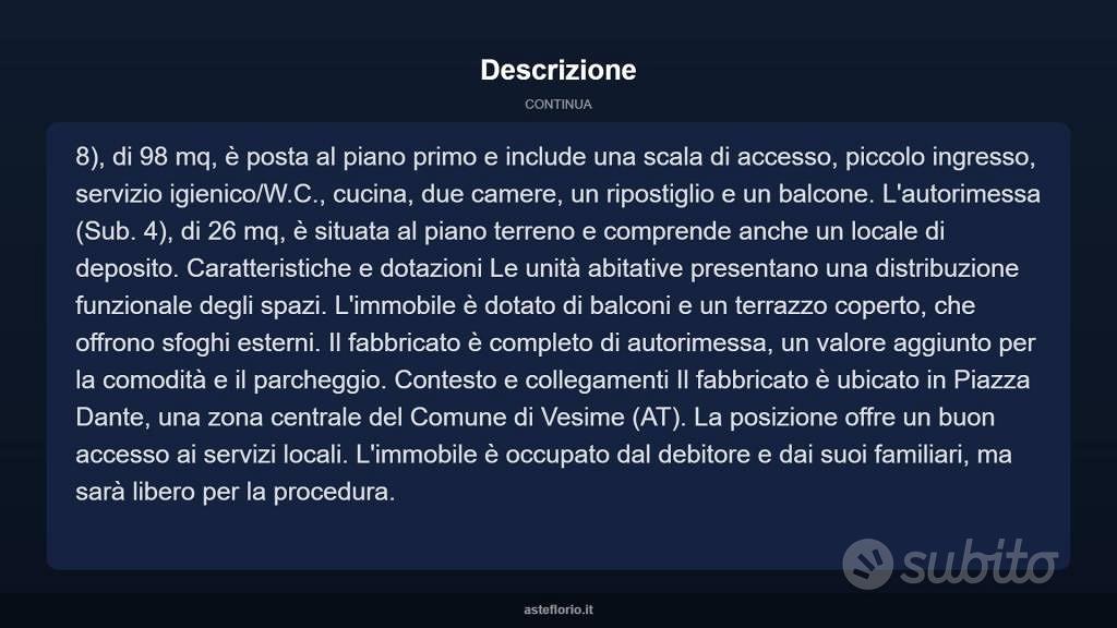 Appartamento – AT - Altro