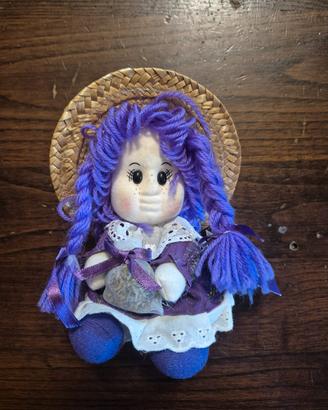 Bambola in stoffa  con sacchetto lavanda