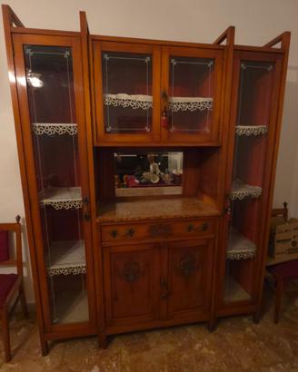 Credenza vetrina Liberty primo '900 