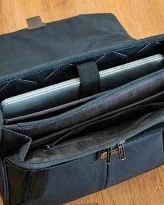 Borsa da lavoro Samsonite  blu per pc e documenti 