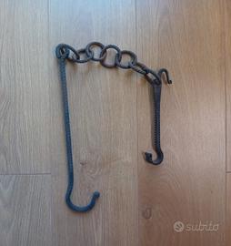 Catena da camino in ferro 78cm