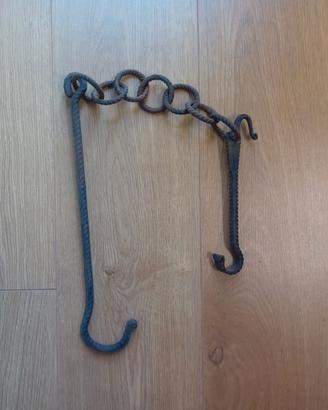 Catena da camino in ferro 78cm