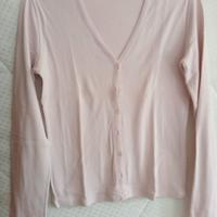 Benetton twin set canotta e golfino