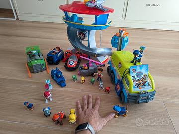 paw patrol set mezzi e personaggi