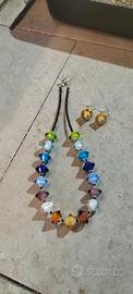 Collana in vetro di murano