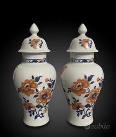 Coppia di vasi Blue Canton di Mottahedeh