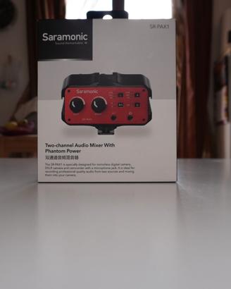 NUOVO MAI USATO Saramonic Two Channel Audio Mixer