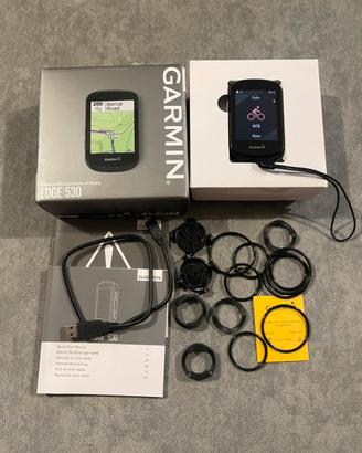 Garmin edge 530 GPS- scatola e accesori
