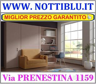 Letto a Scomparsa SOFA’ 1 piazza MATERASSO OMAGGIO