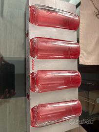 4 Bicchieri in vetro soffiato Bormioli