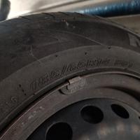 gomme +cerchi in ferro 185/65 r14