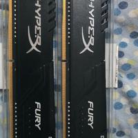 RAM HyperX Fury DDR4 16GB (2x8GB) 2666MHz CL16 Kit