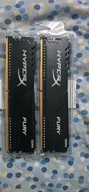 RAM HyperX Fury DDR4 16GB (2x8GB) 2666MHz CL16 Kit